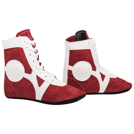 Купить Обувь для самбо RS001/2, замша, красный Rusco в Сатке 