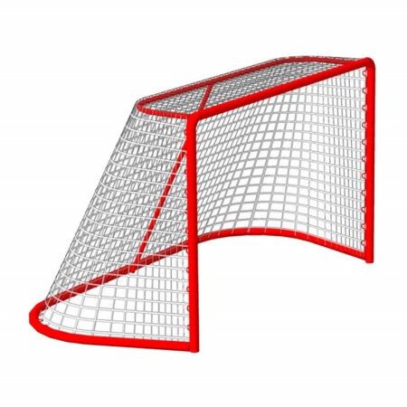 Купить Сетка хоккейная на ворота 1,22мх1,83мх0,5мх1,15м, нить 3,5 мм, узловая в Сатке 