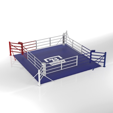 Купить Ринг боксерский напольный Totalbox на упорах 6х6м в Сатке 