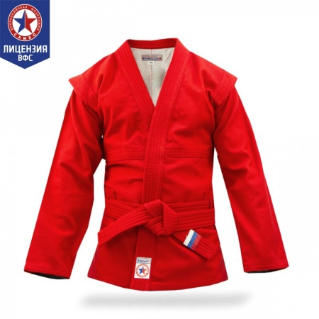 Купить Куртка для самбо "Атака" ВФС (подкладка, пояс)  р 36-48 в Сатке 